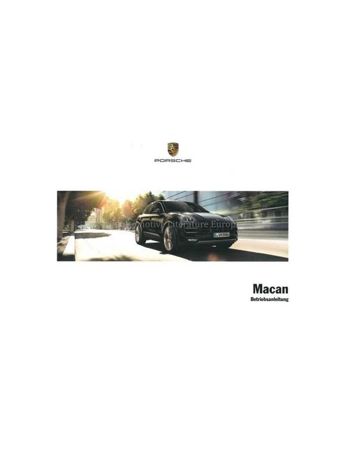 2018 PORSCHE MACAN INSTRUCTIEBOEKJE DUITS, Autos : Divers, Modes d'emploi & Notices d'utilisation