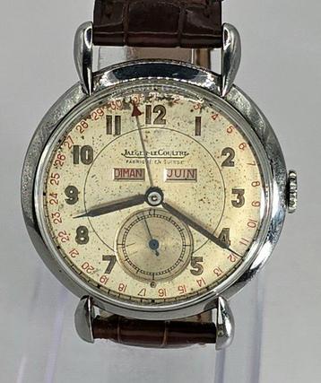 Jaeger LeCoultre - Stahl Armbanduhr - Kalenderkomplikation -