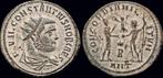 307-336ad Roman Constantius I Chlorus Ae antoninianus pri..., Verzenden