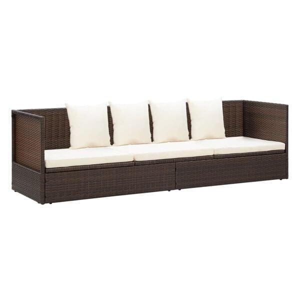 Bruin Tuinbed Kussens | Retour Deal | Zomerdeal!, Jardin & Terrasse, Chaises longues, Envoi