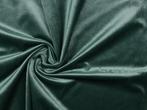 10 meter fluweel stof - Oud groen - 150cm breed, 200 cm of meer, Nieuw, Polyester, 120 cm of meer