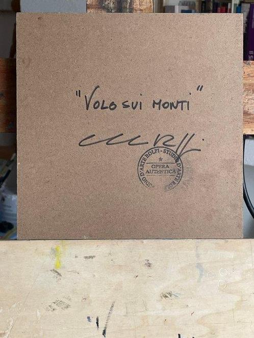 Claudio Rolfi (1960) - Volo sui monti, Antiek en Kunst, Kunst | Schilderijen | Modern