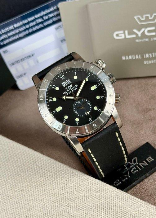 Glycine - Airman GMT black Date - GL0150 - Heren - 2020+, Handtassen en Accessoires, Horloges | Heren