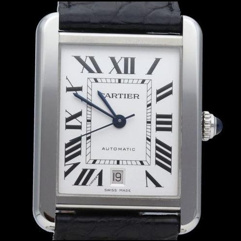 Cartier Tank W5200027 uit 2017, Handtassen en Accessoires, Horloges | Dames, Verzenden