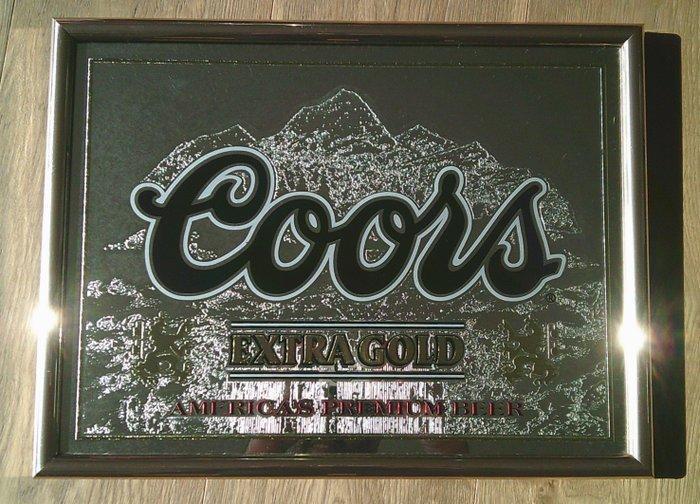 Spiegel - Glas - Schitterende Coors-spiegel, Antiek en Kunst, Antiek | Wandborden en Tegels