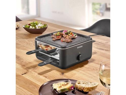 SEVERIN RG 2360 - Black Line Lite Mini gourmetstel - 4, Huis en Inrichting, Woonaccessoires | Overige, Zo goed als nieuw, Verzenden
