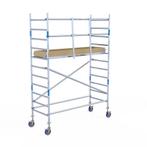 ALX rolsteiger 90 x 4,2m WH met voorloopleuning, Doe-het-zelf en Bouw, Steigers, Verzenden, Nieuw, Rolsteiger of Kamersteiger