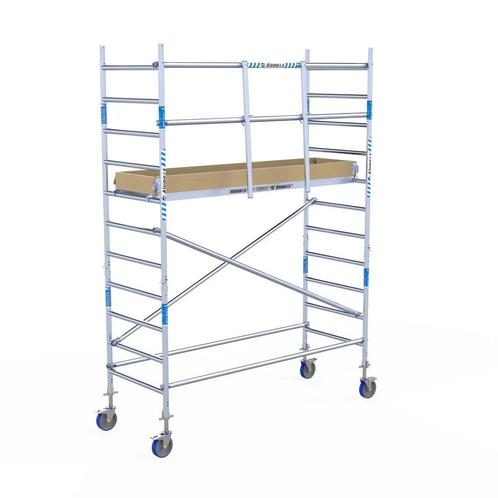 ALX rolsteiger 90 x 4,2m WH met voorloopleuning, Doe-het-zelf en Bouw, Steigers, Rolsteiger of Kamersteiger, Nieuw, 2 tot 5 meter