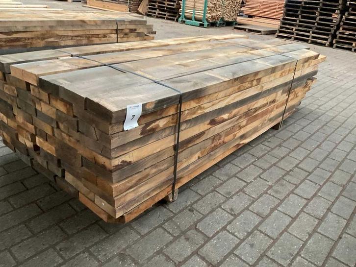 Online veiling - Europees Kastanje planken 52 mm ca. 1,4 m³, Zakelijke goederen, Machines en Bouw | Houtbewerking, Ophalen