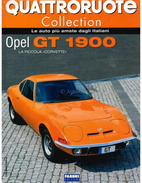 OPEL GT 1900, LA PICCOLA CORVETTE, QUATTRORUOTE, Livres, Autos | Livres