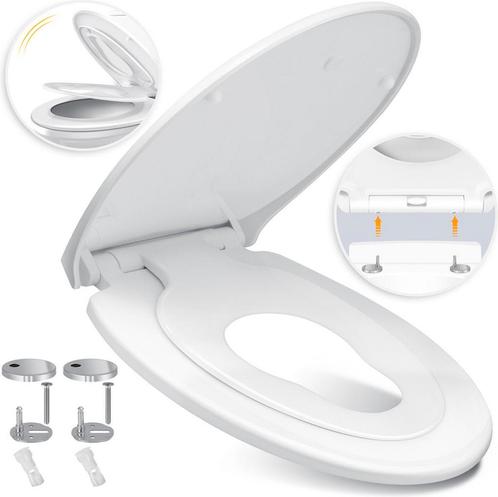 KESSER® WC bril met Soft Close Deksel - Toiletbril - Wit, Huis en Inrichting, Overige Huis en Inrichting, Verzenden