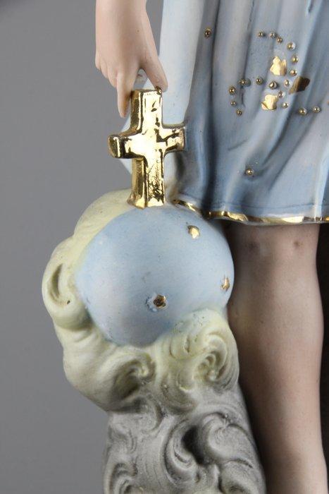 Beeldje - Kind Jezus - Biscuit porselein, Antiek en Kunst, Kunst | Niet-Westerse kunst