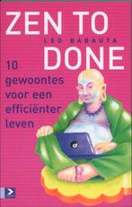 Zen to done 9789052616919 L. Babauta, Boeken, Verzenden, Gelezen, L. Babauta