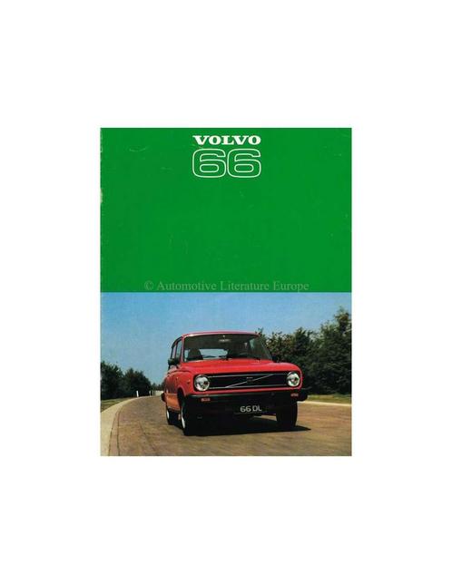 1977 VOLVO 66 BROCHURE NEDERLANDS, Boeken, Auto's | Folders en Tijdschriften