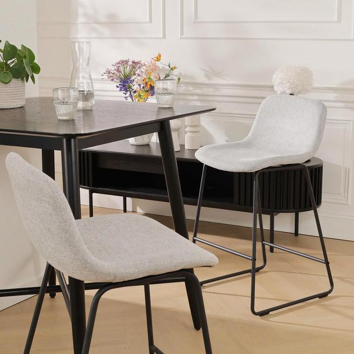 Nolon Nino barkruk | kookeiland kruk | Gestoffeerd, Huis en Inrichting, Barkrukken, Nieuw, Metaal, 60 tot 90 cm, Verzenden