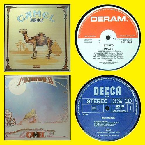Camel (Prog Rock) - 1. Mirage 2. Moonmadness - LPs -, CD & DVD, Vinyles Singles