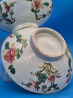 Kom - Chinesische Schalen – florales Dekor – Porzellan,, Antiek en Kunst