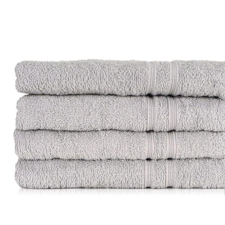 Handdoek Grijs 50x100cm 100% Katoen - Treb ADH, Huis en Inrichting, Keuken | Textiel, Theedoek of Handdoek, Overige kleuren, Nieuw
