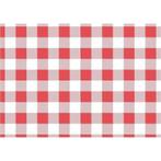 Vetvrij rood gingham papier 19x31cm | 200 stuks Gastronoble, Verzenden, Nieuw in verpakking