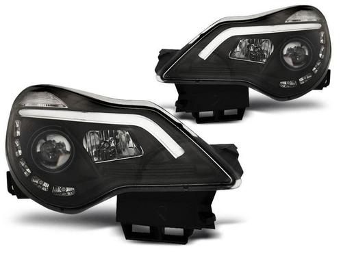 Opel Corsa D 2011 tot 2014 LEDtube koplamp unit Black, Autos : Pièces & Accessoires, Éclairage, Envoi