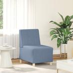 vidaXL Modulaire Sofa Eenheid Armless Blauw 55 x 74 x 82 cm, Verzenden, Nieuw