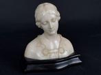 Buste, Rijk gesneden buste ivoor 19e eeuw - 11.5 cm - Ivoor