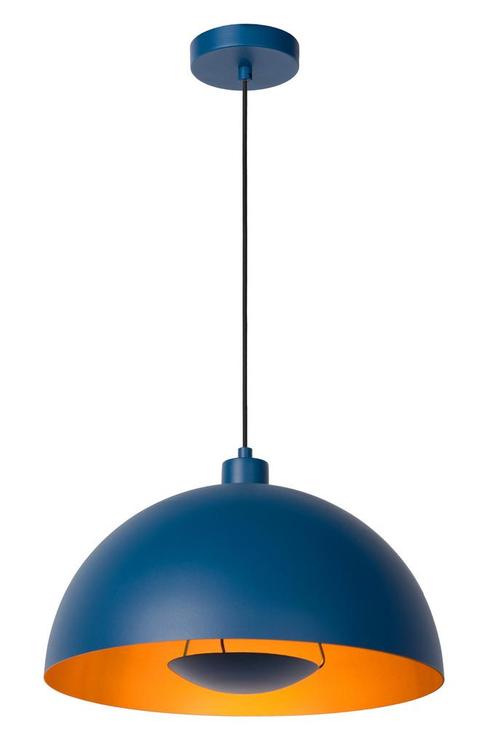 Hanglamp Lucide SIEMON -  - Ø 40 cm - 1xE27 - Blauw, Maison & Meubles, Lampes | Suspensions, Envoi