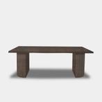 Tafel Boomstam Eikenhout  Half Rond  180x90, Huis en Inrichting, Nieuw