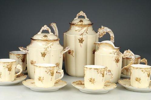 Limoges - Service à café - Porcelaine, Antiek en Kunst, Kunst | Designobjecten