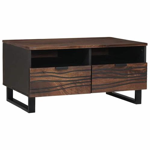 vidaXL Salontafel 80x54x40 cm in Massief Mangohout, Maison & Meubles, Tables | Tables de salon, Envoi