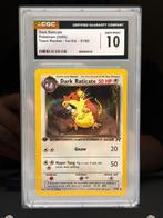 Pokémon Graded card - Dark Raticate First edition - CGC 10 -, Hobby & Loisirs créatifs