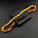 Luxe Baltic Amber Chip Necklace – Artistiek spectrum van