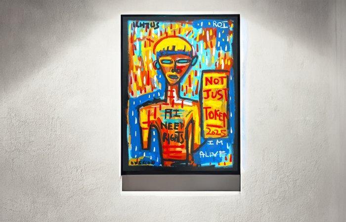 0xec6d0 (XX-XXI) - Le commencement - XL, Antiek en Kunst, Kunst | Schilderijen | Modern