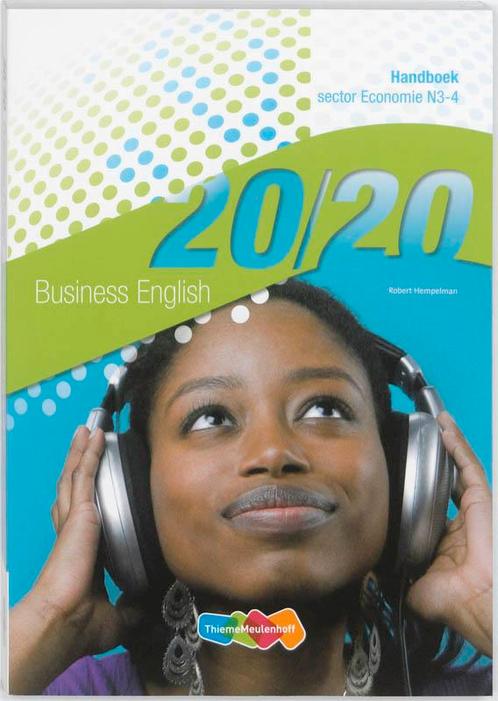 20/20 Business English Handboek N3-4 sector Economie, Livres, Livres scolaires, Envoi