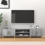 vidaXL Tv-meubel 180x31,5x40 cm bewerkt hout grijs sonoma, Huis en Inrichting, Kasten |Televisiemeubels, Verzenden, Nieuw