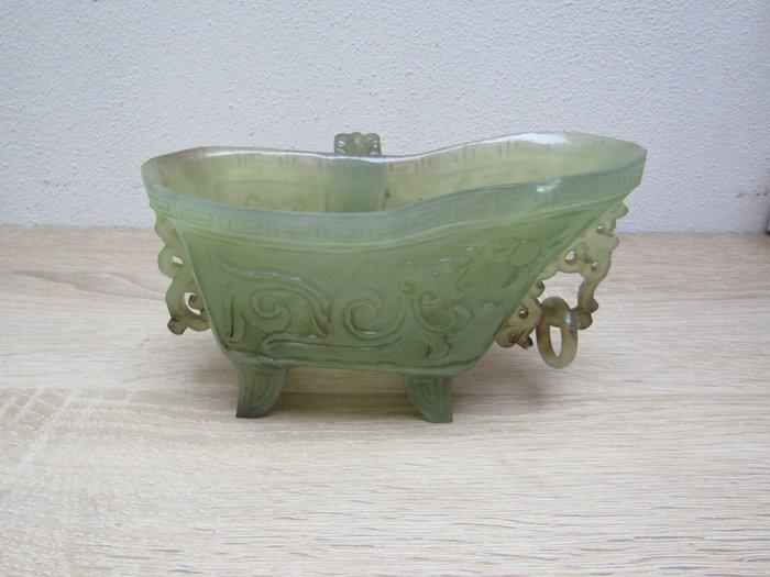 Coppa di Libagione - Nefriet Jade - China - 20e eeuw, Antiquités & Art, Antiquités | Autres Antiquités