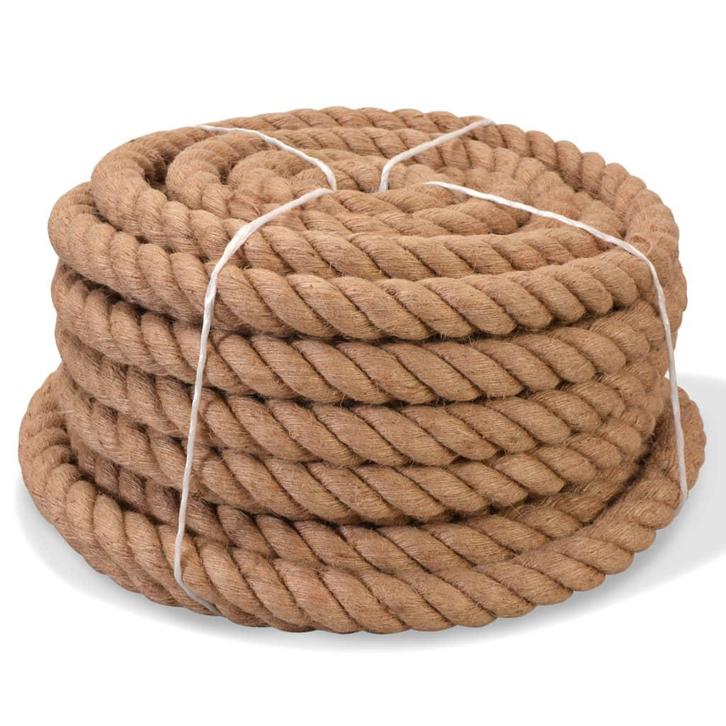 vidaXL Touw 30 mm 50 m 100% jute, Doe-het-zelf en Bouw, IJzerwaren en Bevestigingsmiddelen, Nieuw, Verzenden