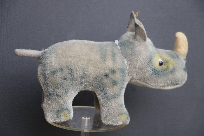 Steiff: neushoorn Nosy, 1968, EAN 1100/14 - Pluche dier -, Antiek en Kunst, Antiek | Speelgoed