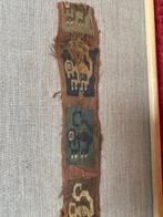 Oude Egypte, late periode Fragment van koptisch textiel.