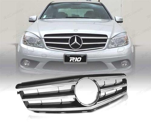 CALANDRE MERCEDES W204 S204 07-14 NOIR CHROMÉ, Autos : Pièces & Accessoires, Carrosserie & Tôlerie, Envoi