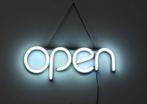 Open neon bord verlichting lamp licht kunststof 3D *wit*, Maison & Meubles, Verzenden