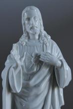 Beeldje - Jezus met Heilig Hart - Porselein