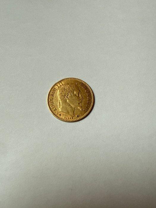 Frankrijk. Napoléon III. 10 Francs 1863-A, Paris, Postzegels en Munten, Munten | Europa | Euromunten