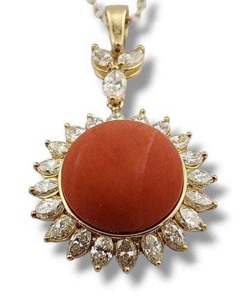 Halsketting - 18 karaat Geel goud, Prachtige 18K gouden, Handtassen en Accessoires, Kettingen