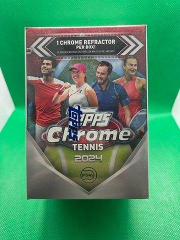 2024 Topps Chrome Tennis - 1 Sealed box - Excellent (EX), Verzamelen, Stickers