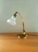 Prachtige Art Nouveau lamp - Lampe de bureau - Bronze doré, Antiek en Kunst