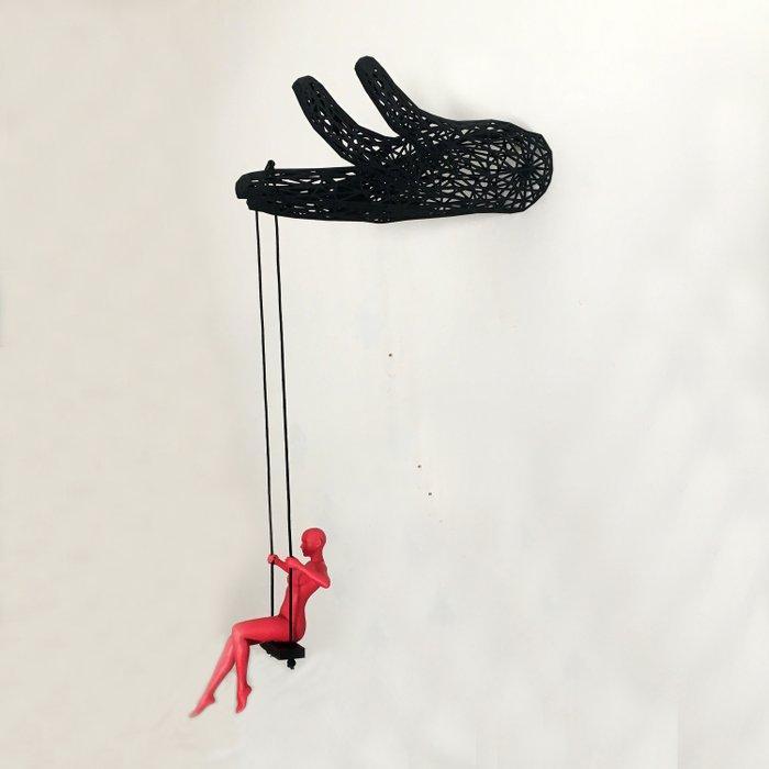 Andrea Giorgi - Freedom red (wall sculpture), Antiek en Kunst, Kunst | Designobjecten