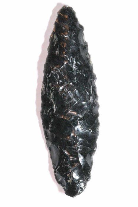 Mesolithisch / Epipaleolithisch Obsidiaan Punt van de pijl -, Antiek en Kunst, Antiek | Overige Antiek