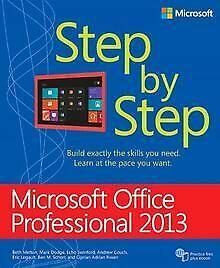 Microsoft® Office Professional 2013 Step by Step (S...  Book, Livres, Livres Autre, Envoi
