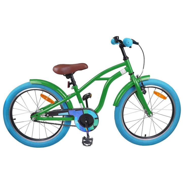 vidaXL Kinderfiets 20 Inch voor 6-11 jaar oud Groen, Fietsen en Brommers, Fietsen | Racefietsen, Nieuw, Verzenden